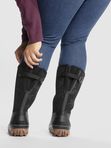 Whiteout Adjustable CalfWomen's Waterproof Slip On Snow Boots