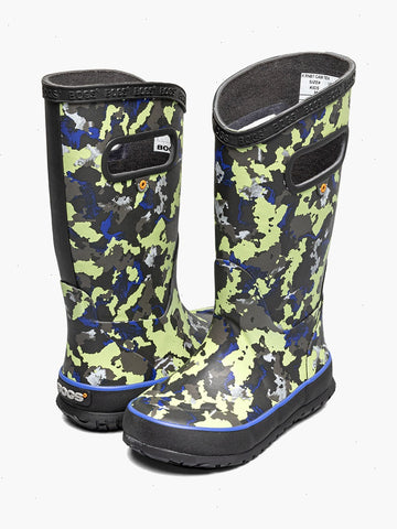 Rainboot Camo TextureKids Rainboots